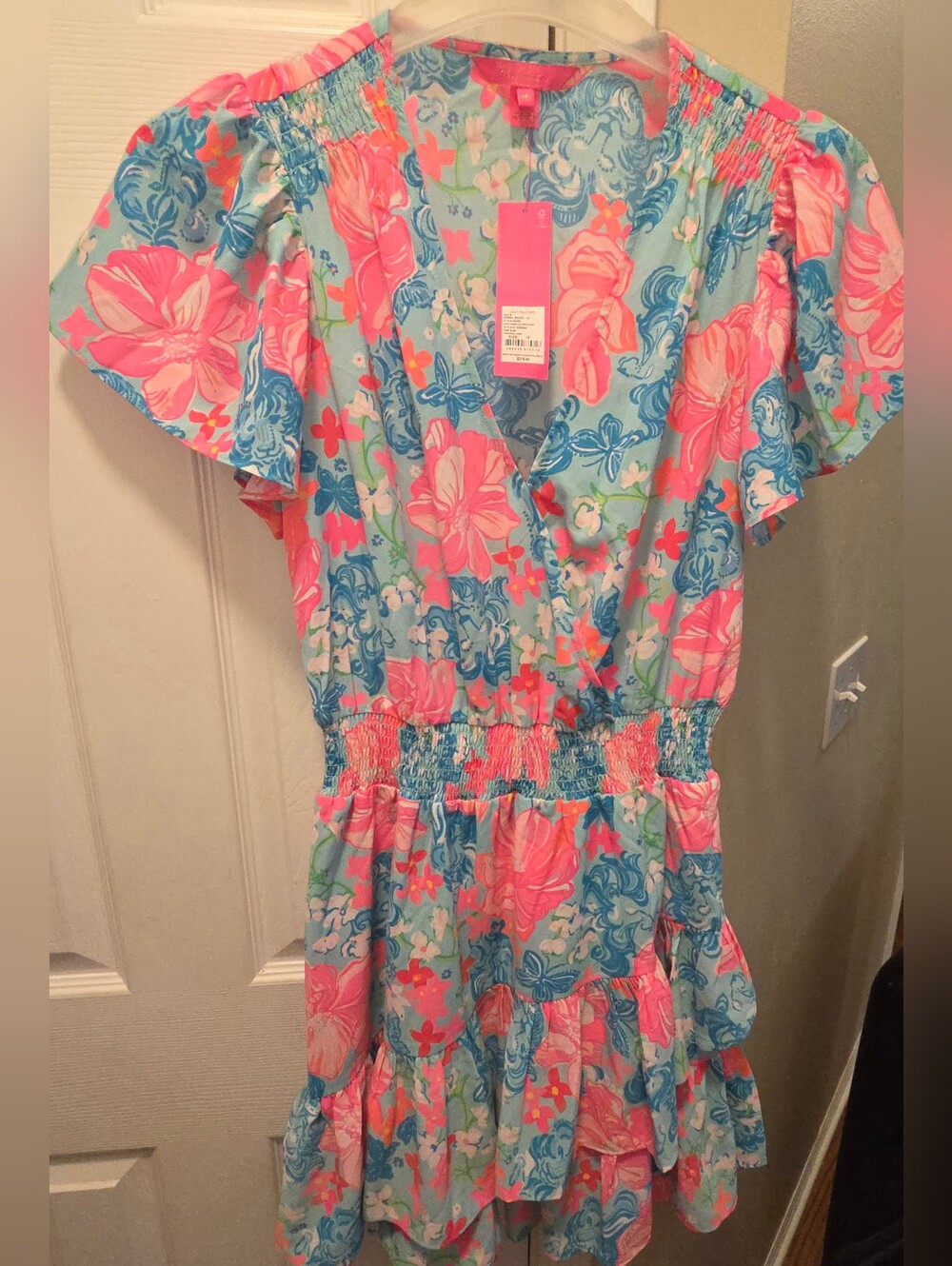 Lilly Pulitzer NWT Size 10 Maryanne Fluttersleeve Dress